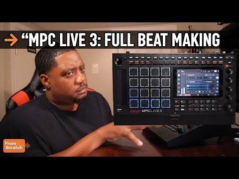 How I Make a Beat on MPC Live 3 | Real-Time Beat Production