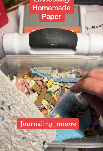 Homemade Embossed Paper Techniques for Journaling