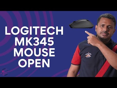 How to open logitech mk345 Mouse | Remove Logitech MK345 Mouse