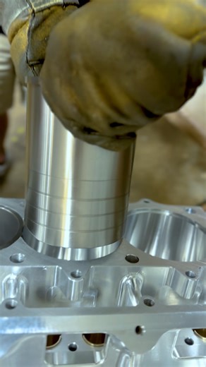 Sleeving blocks can be one of the most satisfying yet tedious things you will do. Here's our LS block. We are getting a set of sleeves installed before the final fit-out. This block is about to make some serious jam! #noonanrace #noonan #ls #lsswap #chevylife #enginebuild #noonan #turbo #engineering #racecar | Noonan Race Engineering