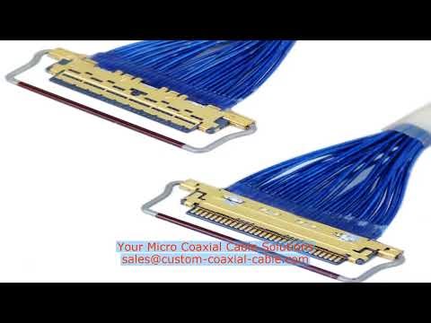 Micro-Coax Assembly Supplier South Korea Factory microcoax USA supplier Micro Coax Cable custom wire
