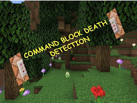 Command Block Death Detection | Minecraft Tutorial |