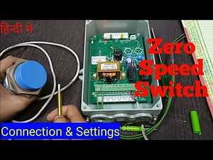 ZSS || Zero Speed Switch connection and setting.
