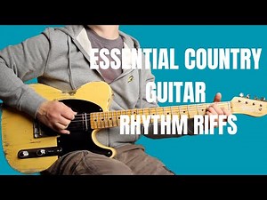 Country Guitar Lesson ▶︎ Learn The Essential Country Rhythm Riffs