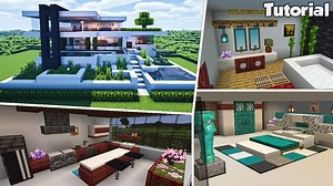 Minecraft- Modern House #43 Interior Tutorial #WiederDude #minecraft | WiederDude