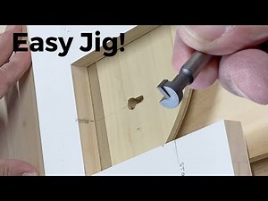 How to make a keyhole router bit jig
