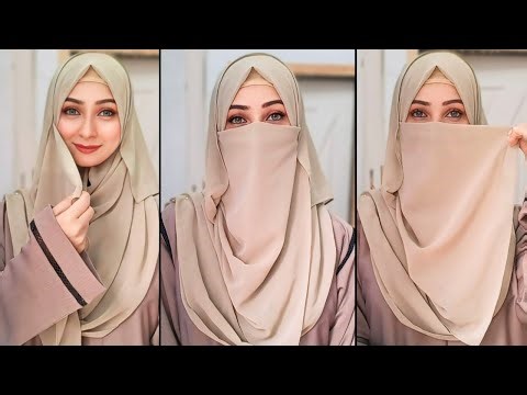 Full Coverage Georgette/Chiffon Niqab Style |Ramadan(2024) Special Hijab Tutorial | Dr.Sidra9oor