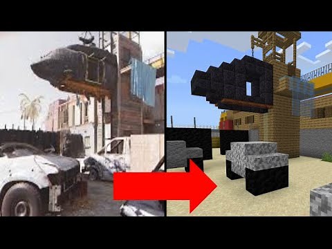 How to build the COD MW Shoot House map in Minecraft!