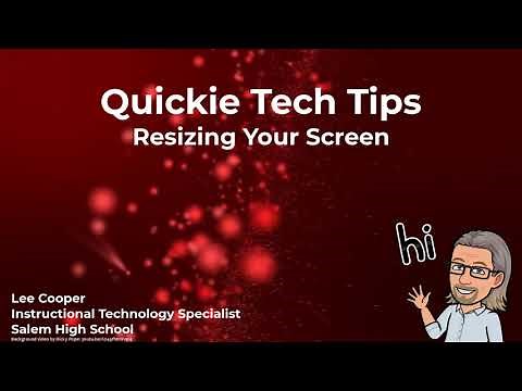 Viewsonic - Reset Screen Size