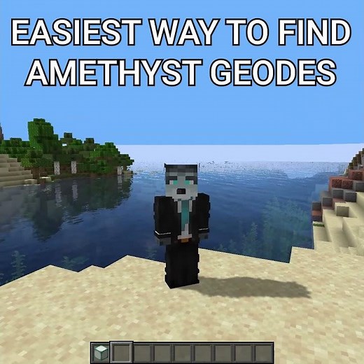 Minecraft Easiest Way To Find AMETHYST GEODES