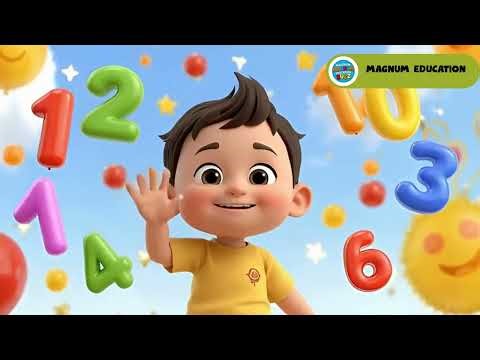 Learn Numbers 1 to 10 for Kids | Fun Number Song with 3D Animation Counting for Preschoolers