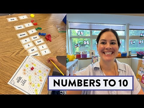 How to Teach Numbers 1-10 in Kindergarten and First Grade // Number Sense in 1st Grade