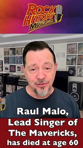69K views · 3.1K reactions | Raul Malo, Lead Singer of The Mavericks, has died at age 60 | Rock History Book/Music | Facebook