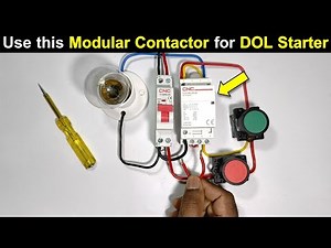 Modular Contactor Connection Explained Practically | Contactor wiring ‪@TheElectricalGuy‬