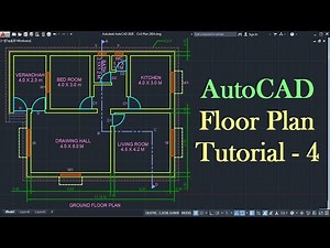AutoCAD Floor Plan Tutorial for Beginners - 4