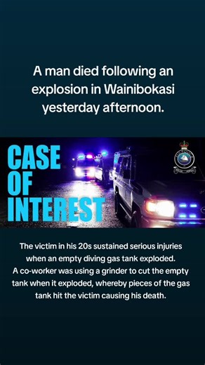 Tragic Explosion Incident at Wainibokasi: Safety Concerns