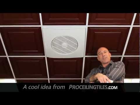 Drop Grid Ceiling Fan