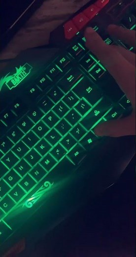 How to change the colors/bakth gaming keyboard and mouse