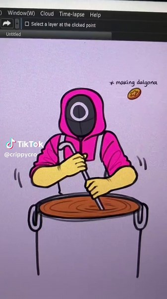 Making Dalgona: Inspired by Squid Game