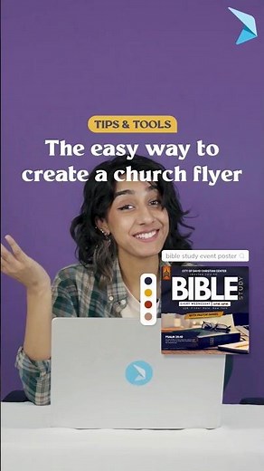 Craft eye-catching church flyers with PosterMyWall: Your step-by-step guide to stunning designs! ⛪🎨