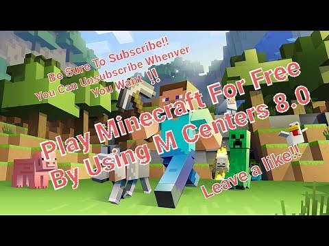 Note: See the description||How to download and play Minecraft bedrock for free using Mcenters 8.0