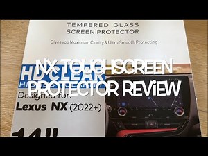LEXUS NX: INNOSURE 9H TEMPERED GLASS TOUCHSCREEN PROTECTOR REVIEW
