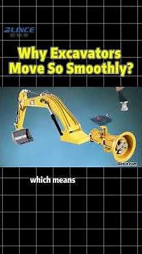 How an Excavator Hydraulic System Really Works (Simple Explanation) #blince