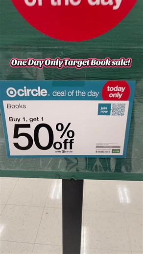 Just letting all my book friends know that @target is having a book sale Today Only! Happy shopping besties! #targetbooksale #targetbooks #booktokfyp #newbookrelease #newreleasebooks