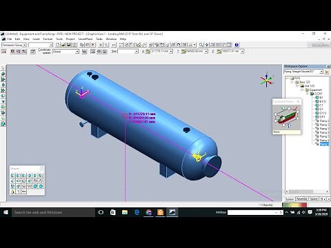 SP3D Equipment Modeling | Complete Design | Drawing with equipment mechenical data sheet| Tutorial 4