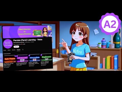 A2 🌱 Maria & the Flowers 🌼 Easy Farsi Lesson - Learn Persian with Short Stories #persianvocabulary