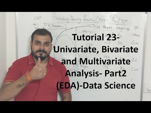 Tutorial 23-Univariate, Bivariate and Multivariate Analysis- Part2 (EDA)-Data Science