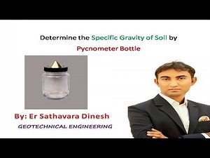 Specific gravity of soil by Pycnometer method