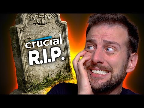 ENOUGH!! MICRON SHUTS DOWN CRUCIAL. IS THIS THE END OF PC GAMING?