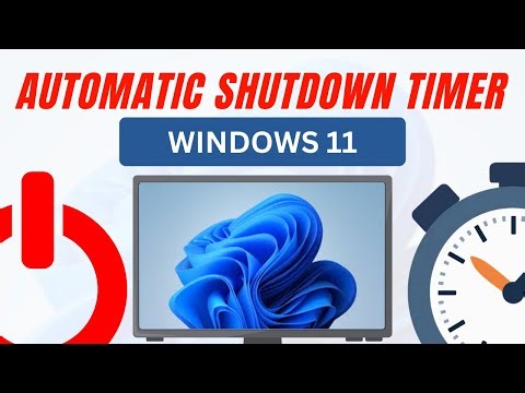 How to set timer shutdown in windows 11 - no software needed - Tutorial