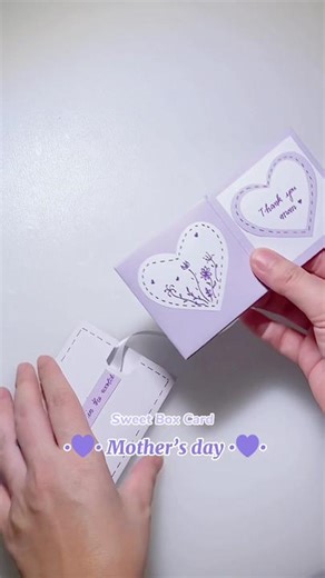 DIY Sweet Box Card for Mother's Day | Explosion Box Gift Idea