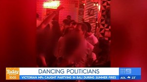 Victorian MPs have been caught on camera drinking and dancing at a Bali nightclub on the eve of the state's bushfire crisis. #9Today | TODAY