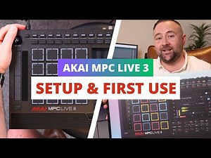 Akai MPC Live 3 - Setup & First Use || Total Beginners Guide