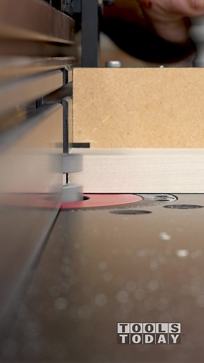 Super easy end routing with the Jessem Mite-R-Slide II and Ultimate Excel II router table using the Amana Tool 55438 mission style bit set, all available from @toolstoday. This setup makes end routing safe and efficient as it rides on top of the fence so your work piece registers correctly against the fence every time. - - - - - - - #TeamTOOLSTODAY - - - - - - - #toolstoday #woodshop #workshop #garage #woodworking #traditionalwoodworking #woodworker