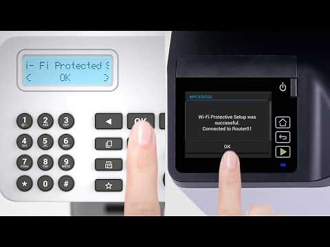 Lexmark Printer Overview—Connecting the printer to a wireless network using WPS