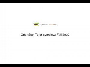 OpenStax Tutor overview