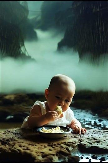 Adorable Baby Discovers the Joy of Messy Mud Playtime! #cutebaby #messyplay #babyfun