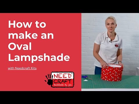How To Make an Oval Lampshade using a Professional Making Kit