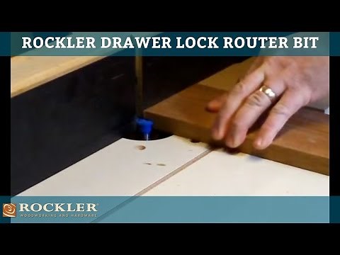 Rockler Drawer Lock Router Bit