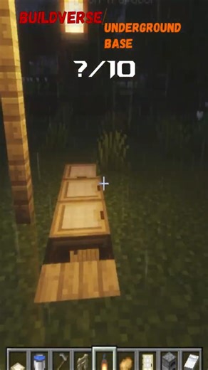 This Underground Starter Base is GENIUS! 😱🕳️ #minecraft #StarterBase #UndergroundBase #HiddenBase