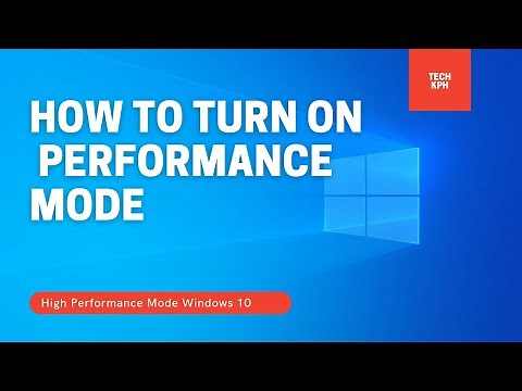 [2021] How to Turn on High Performance Mode in Windows 10