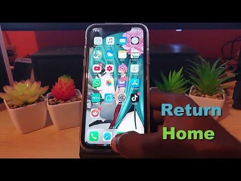 iPhone 11 How to return to Home screen without Physical Home Button