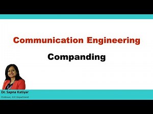 Communication Engineering - Companding