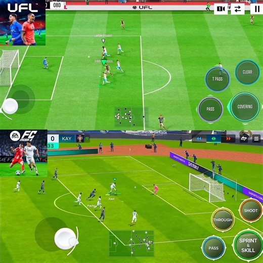 UFL MOBILE VS FC MOBILE 🔥