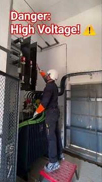 How Electricians Cut Power to a Transformer Center for Relay Calibration!