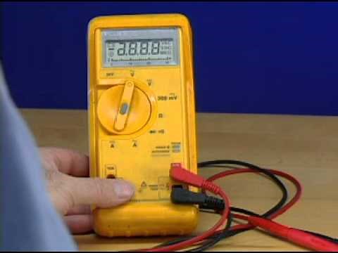 FLUKE 23 HOW TO USE